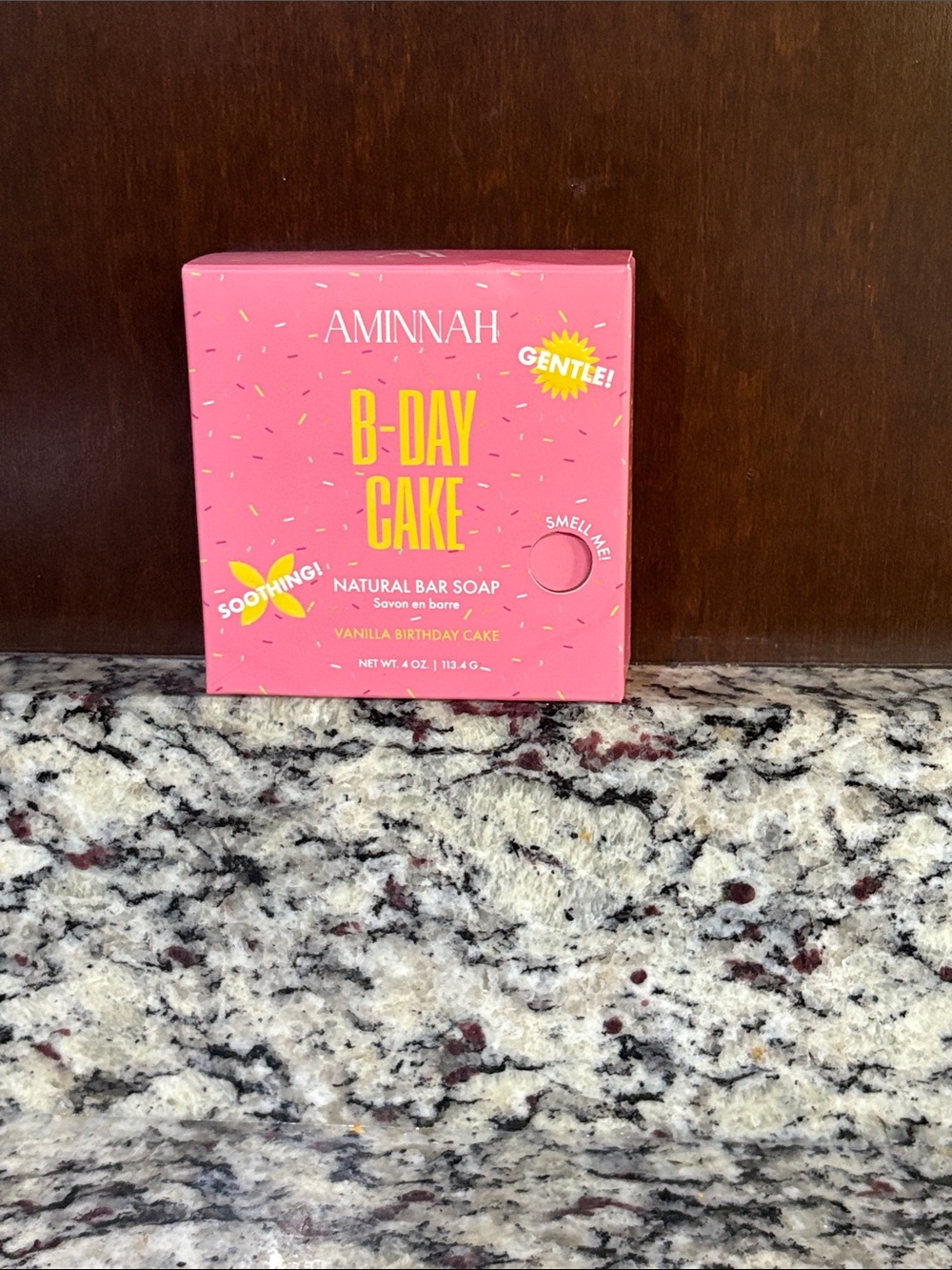 Aminnah Birthday Cake Soap Bar